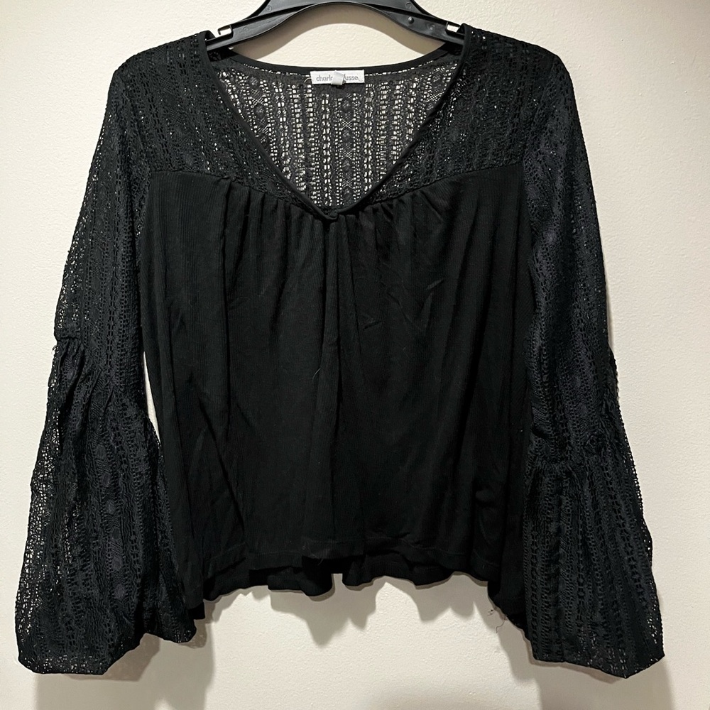 Lace Long Sleeve Too